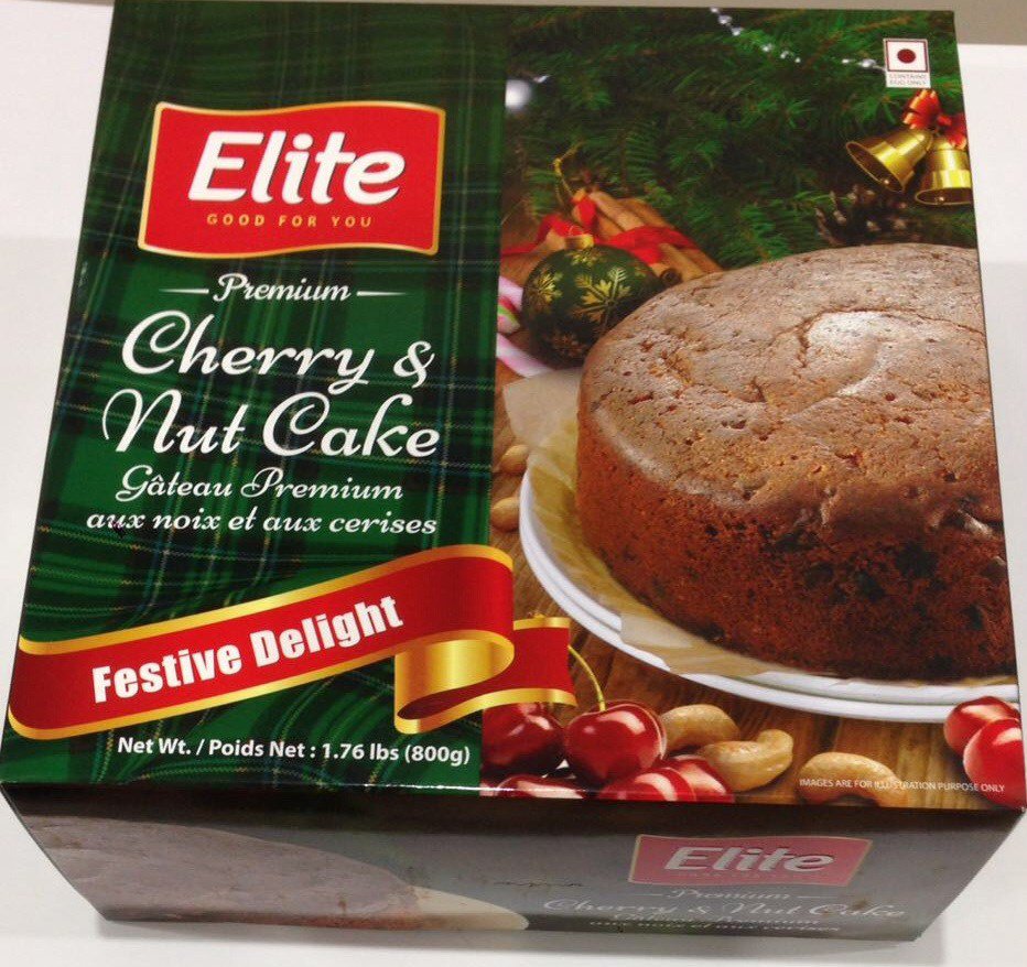 Elite cherry nut cake